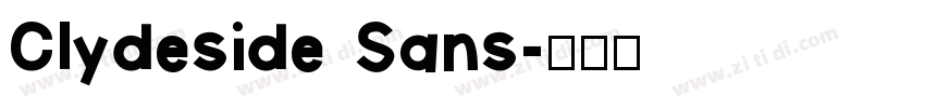 Clydeside Sans字体转换